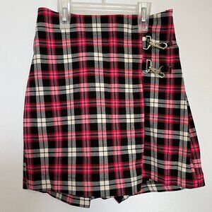 Ole (by Koton) Grunge Pink Plaid Skort